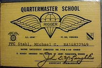 Rigger School Graduation Card
